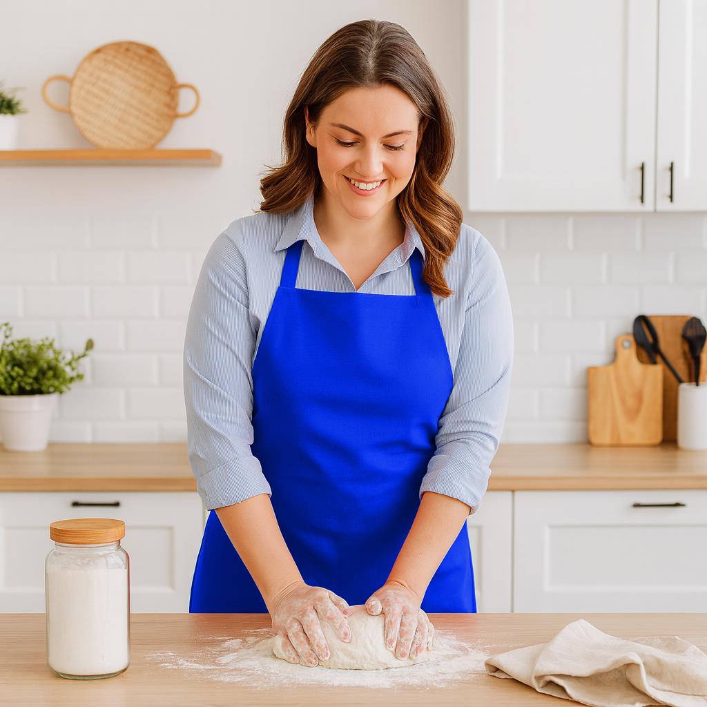 Cotton Kitchen Bib Apron - One Size