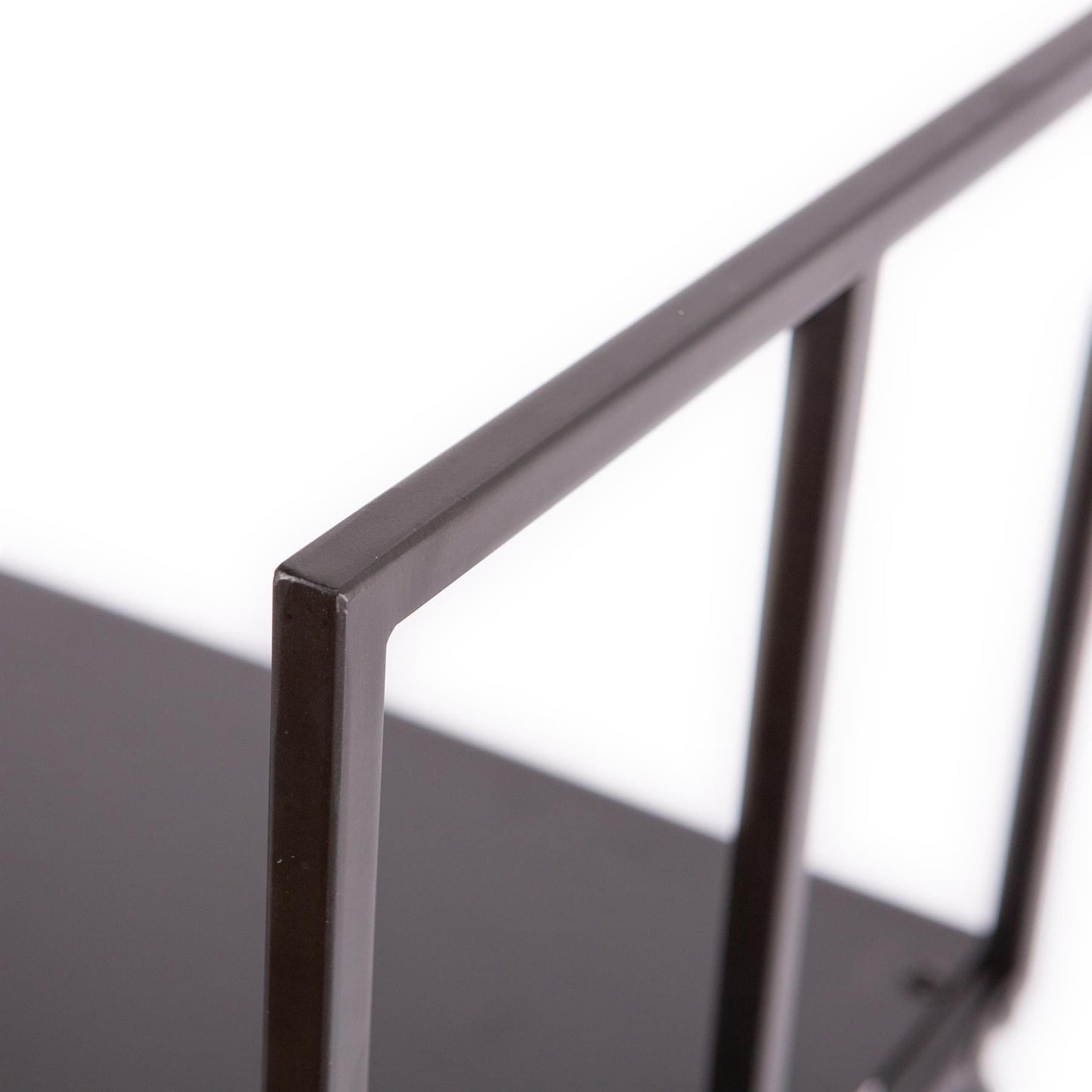 Black Fireside Log Storage Rack