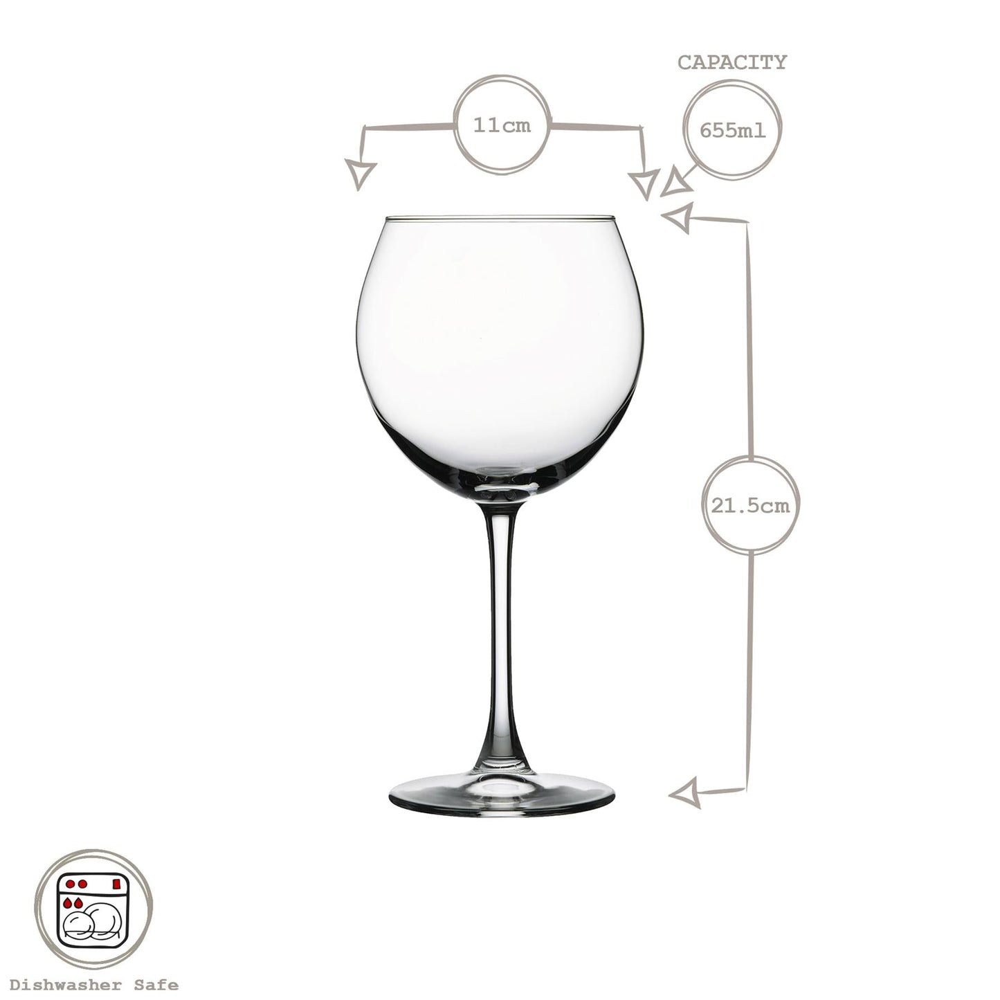655ml Enoteca Wine Glasses - Pack of Two