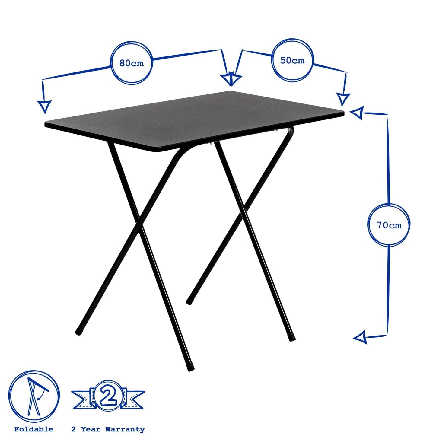 Folding Wooden Desk & Chair Set
