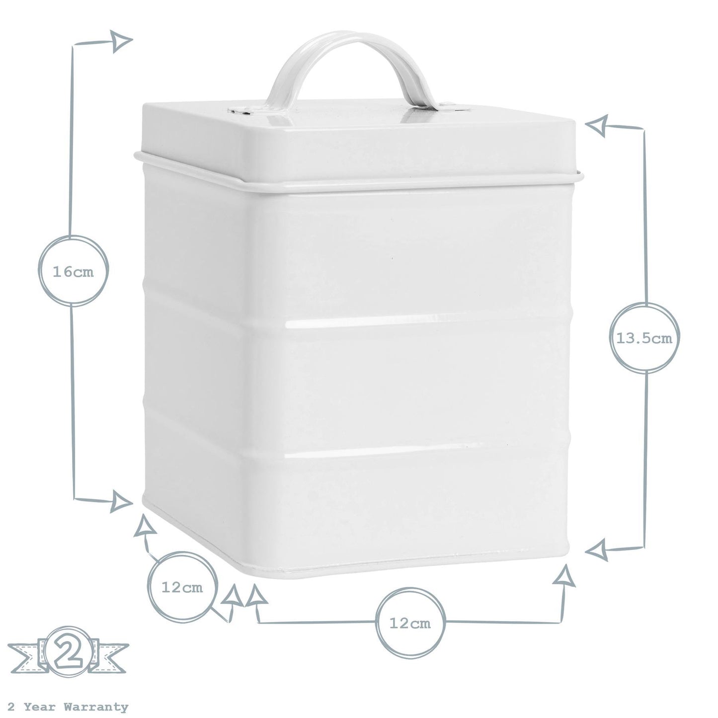 Vintage Metal Coffee Canister